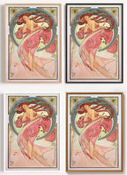 Alphonse Mucha Poster Dance als Wandbild auf Papier oder Leinwand
