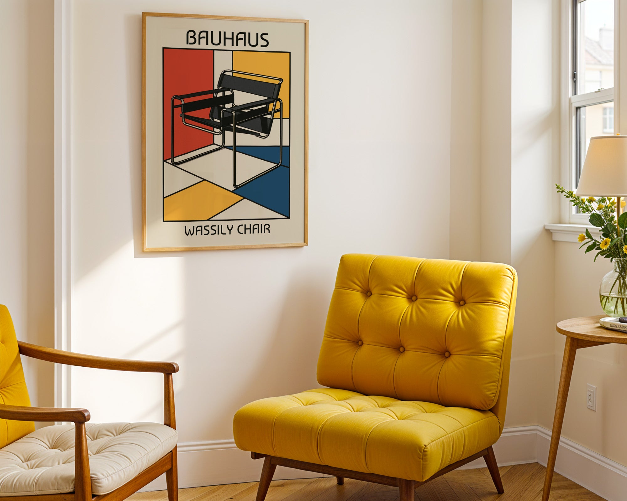 Bauhaus Wassily Chair Poster als Wandbild auf Papier oder Leinwand