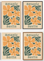 Botanisches Berlin Poster als Wandbild auf Papier oder Leinwand
