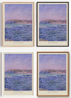 Claude Monet Poster Klippen bei Pourville als Wandbild auf Papier oder Leinwand