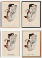 Egon Schiele Aktzeichnung Poster als Wandbild auf Papier oder Leinwand