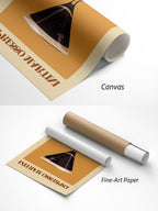 Espresso Martini Cocktail Poster auf Canvas und Fine-Art-Papier im Materialvergleich