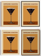 Espresso Martini Poster als Wandbild auf Papier oder Leinwand