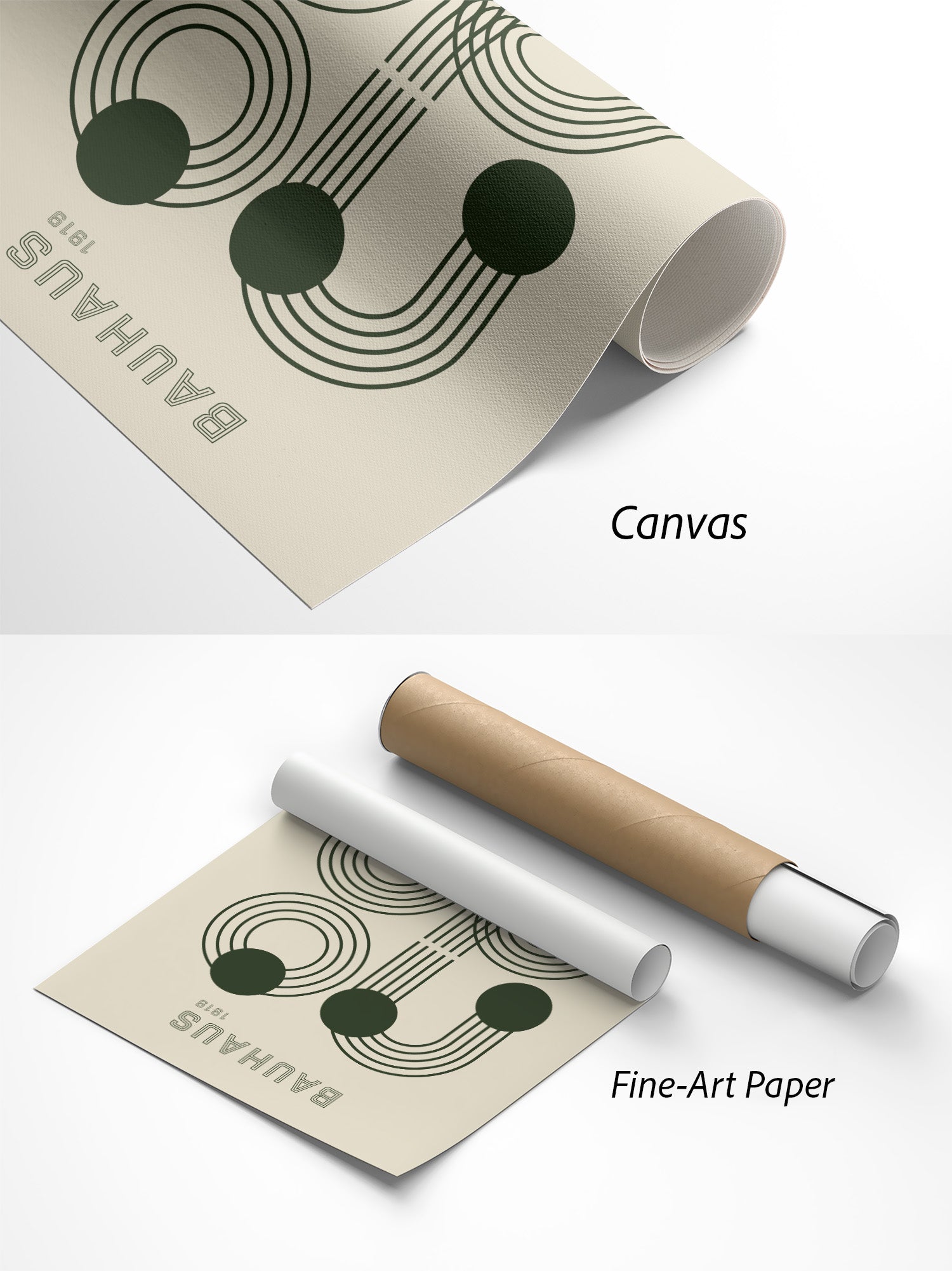 Bauhaus 1919 Form Follows Function Green