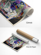 Gustav Klimt Die Jungfrau Kunstdruck auf Canvas und Fine-Art-Papier im Materialvergleich
