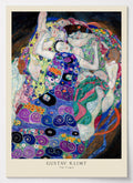 Gustav Klimt Poster Die Jungfrau mit schlafenden Figuren in ornamentalen Gewändern