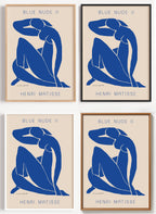 Matisse Poster Blauer Akt II als Wandbild auf Papier oder Leinwand