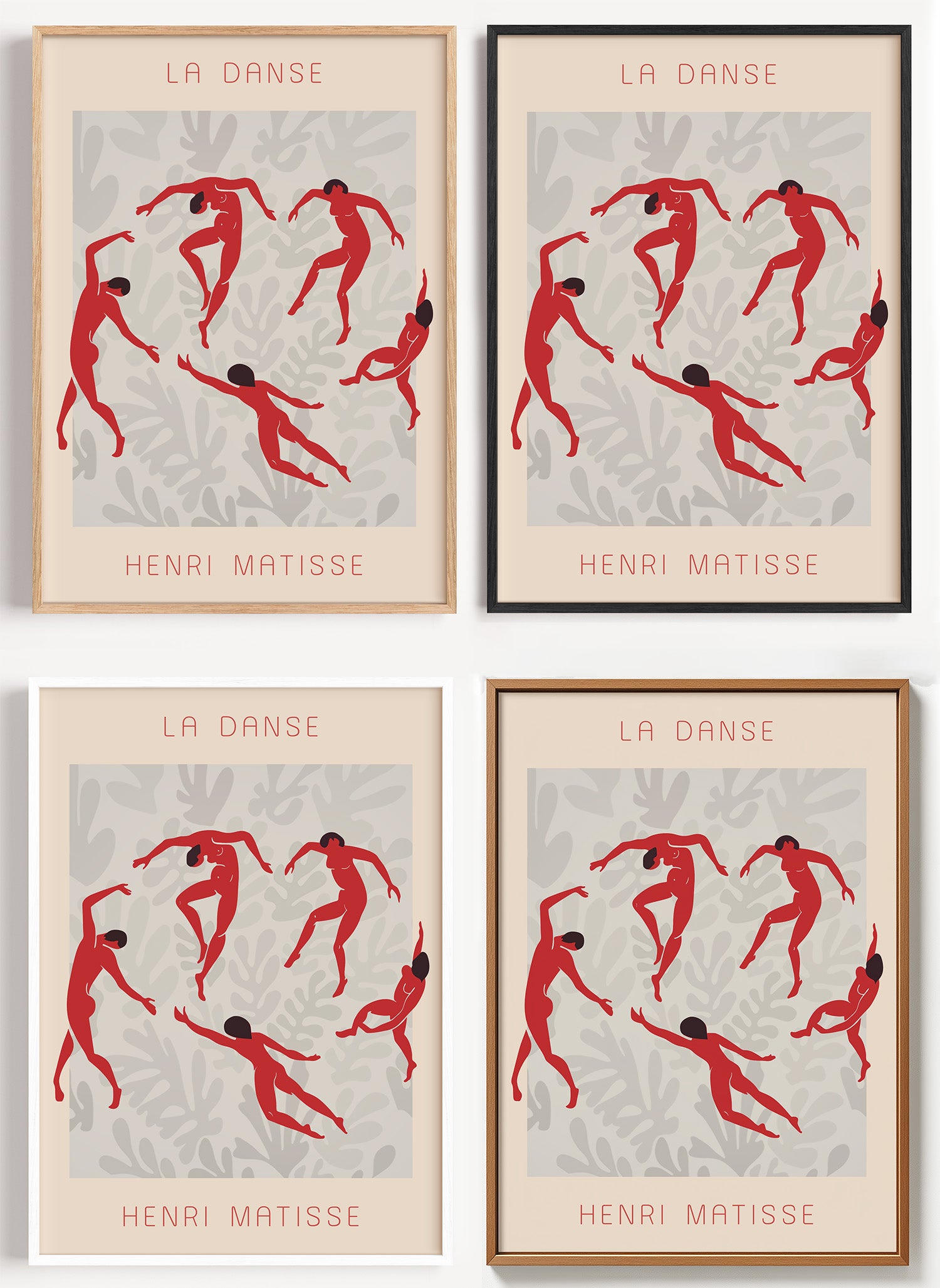 Henri Matisse Poster La Danse als Wandbild auf Papier oder Leinwand