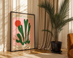 Matisse Poster gerahmt im Wohnzimmer