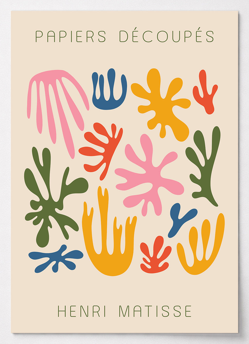 Henri Matisse Poster mit ausgeschnittenen organischen Formen