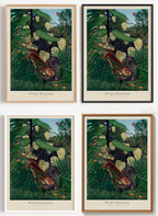 Henri Rousseau Dschungel Poster als Wandbild auf Papier oder Leinwand