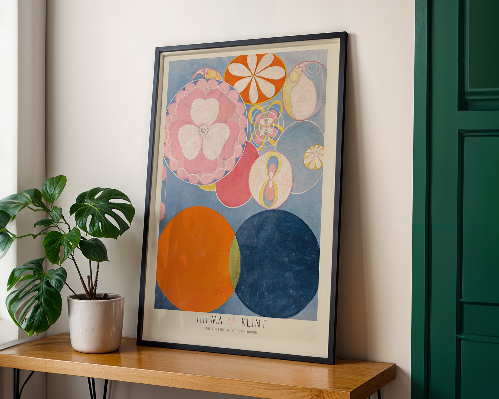 Hilma af Klint Die zehn Größten Nr. 2 Kindheit gerahmt im Schlafzimmer