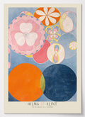 Hilma af Klint Poster mit visionärer abstrakter Komposition in Pastelltönen