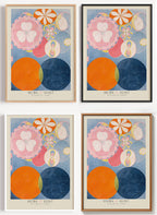 Hilma af Klint Poster Kindheit als Wandbild auf Papier oder Leinwand