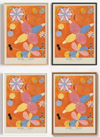 Hilma af Klint Die zehn Größten Nr. 4 Jugend Kunstdruck auf Canvas und Fine-Art-Papier im Materialvergleich