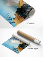 Hiroaki Takahashi Am Fuß des Berges Ashitaka Kunstdruck auf Canvas und Fine-Art-Papier im Materialvergleich