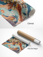 Kaviar & Auster Küchen Poster auf Canvas und Fine-Art-Papier im Materialvergleich