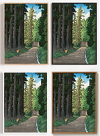 Kawase Hasui Poster Nikko als Wandbild auf Papier oder Leinwand