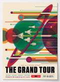 NASA Poster Große Planetentour mit Jupiter, Saturn, Uranus und Neptun