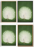Ohara Koson Pfau Poster als Wandbild auf Papier oder Leinwand