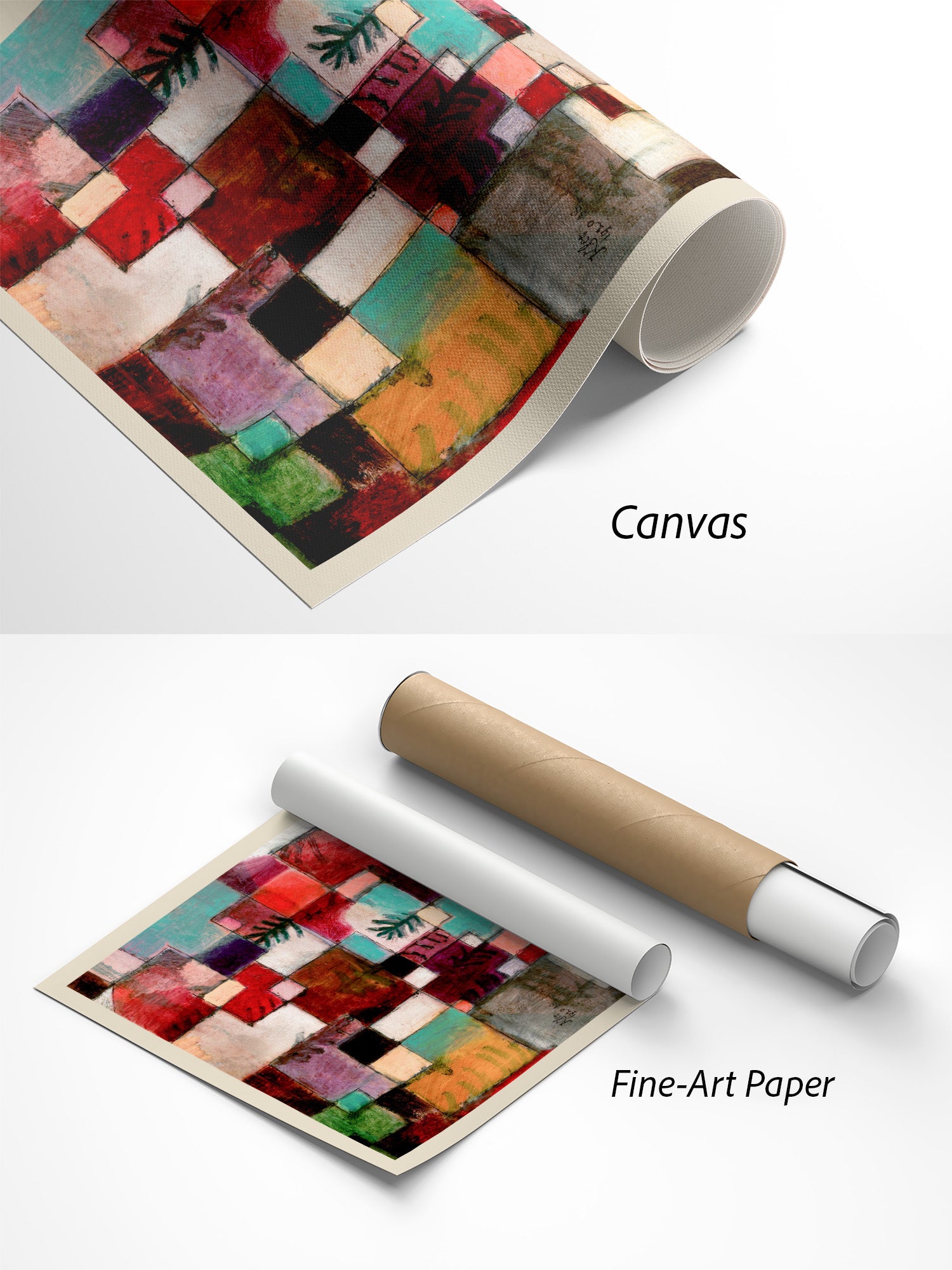 Paul Klee - Redgreen and Violet-Yellow Rhythms