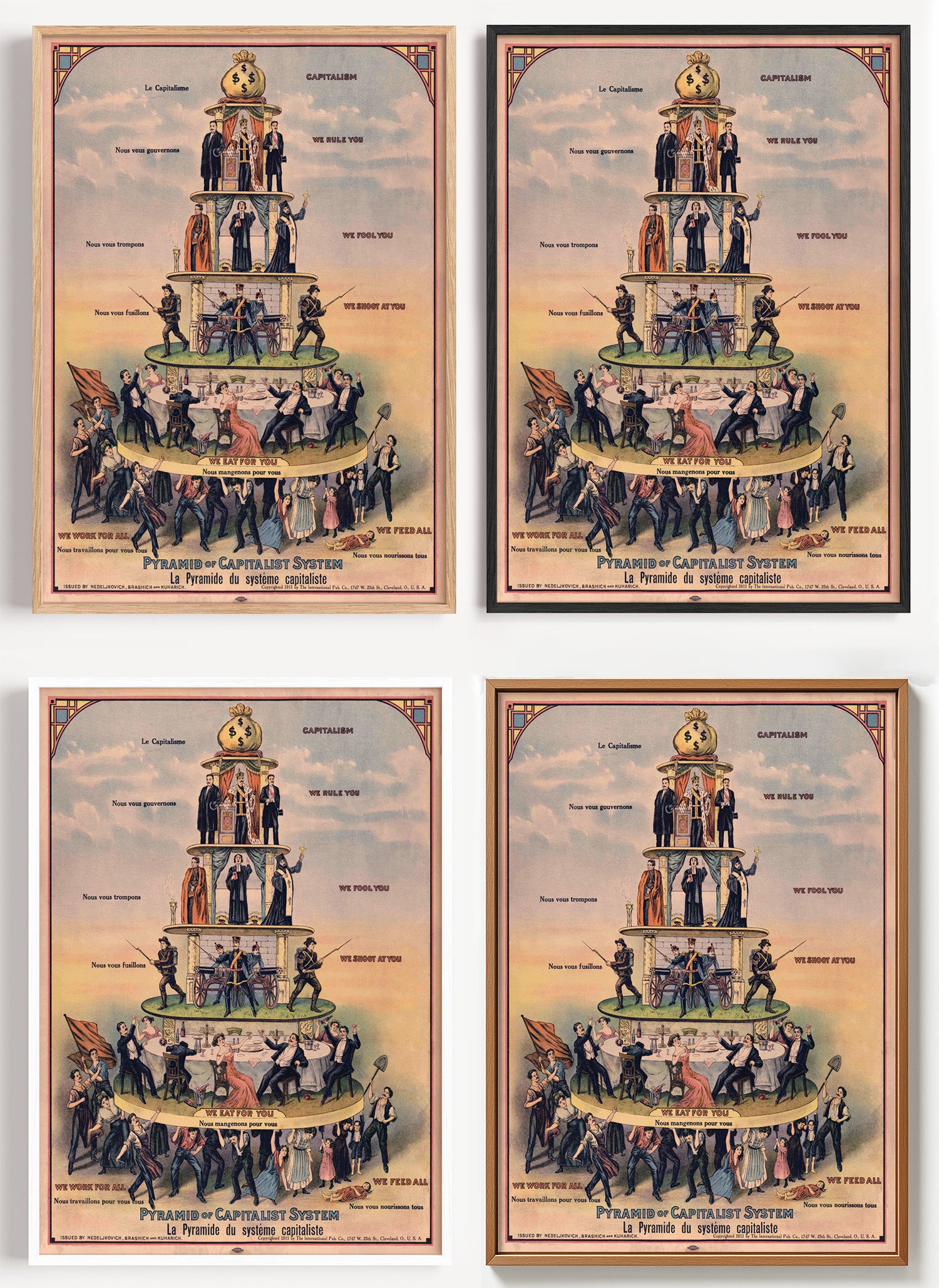 Historisches Poster Vintage als Wandbild auf Papier oder Leinwand