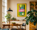 Sardinen Poster gerahmt in der Küche