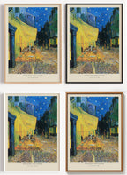 Van Gogh Poster Caféterrasse als Wandbild auf Papier oder Leinwand