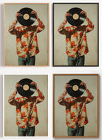 Vinyl Poster für Musikliebhaber als Wandbild auf Papier oder Leinwand