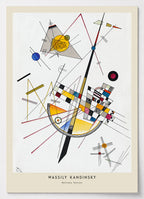 Wassily Kandinsky Poster mit dynamischer abstrakter Komposition