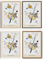 Kandinsky Poster Zarte Spannung als Wandbild auf Papier oder Leinwand
